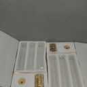 Hewory Gold Hurricane Candle Holders: Brass Candlestick Holders Set of 6 Tall Taper Candle Holders for Candlesticks Candle Sticks Holder Decor for Table Centerpiece Wedding Party Christmas Decorations