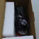 GSPSCN Silver Dual Cylinder 12V Air Compressor Pump for Car, Heavy Duty Portable Tire Inflator 150PSI with LED Work Lights for Auto,Truck,SUV, RV,Balls etc