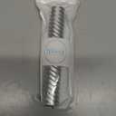 TERAISE Upgrade Lightweight Reading Glasses Frameless Readers clear lens for Men and Women w/Pen Clip Tube Case (Silver) +2.0