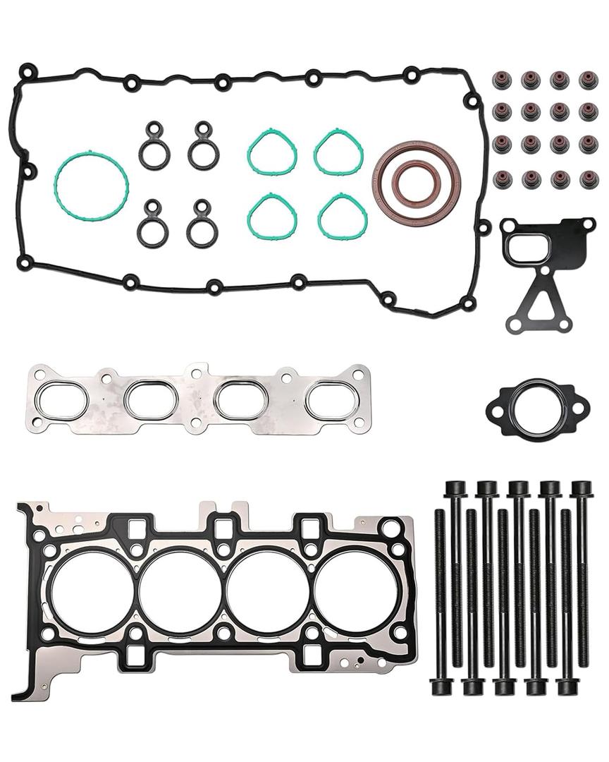 HHGB1171 Cylinder Head Gasket Set with Head Bolt Compatible with 13-16 Dodge Dart, 14-Early17 Jeep Cherokee/Renegade, 15-16 Chrysler 200, Fiat 500X,2.4L Tigershark MultiAir ED6 Engine
