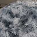 Pionblank 8x10 Rug for Living Room, Fuzzy Plush Large Area Rug, Fluffy Modern Shag Non Slip Soft Furry Carpet for Bedroom Kids Room Nursery Teens Dorm Home Decor, Blue Grey