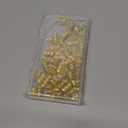 3 Bags Dreadlocks Hair Rings Hollow Out Exquisite Patterns Hair Braiding Beads Golden