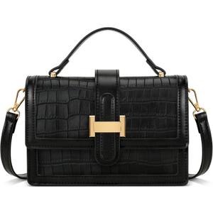 KKXIU Crossbody Bags for Women - Top Handle Purses for Lady, Leather Handbags Shoulder Clutch with Adjustable Shoulder Strap