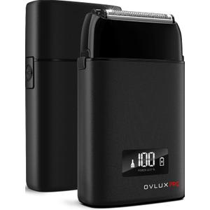 Metal Shell Three Blades Foil Shaver for Men: Dual-Foil with Trimmer - Ideal Barber Face Shavers for Bald Heads, Perfect Gifts for Men, Him, Dad, Father, Husband