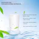 Ceramic Coffee Travel Mug with Lid and Straw, Pure Ceramic Liner not Coated, Insulated Coffee Mug, Leak Proof Tumbler, Cute Coffee Cup for Office Camping-19oz (Girl skater)