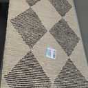 Indoor and Outdoor Brown Area Rug, 5'0" x 8'0" Sized Mat for Living Room, Bedroom, Hallways, and Home Office, 2x5ft, Beige Charcoal