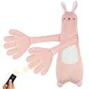 Joyfubabe Baby Soothers Toys, Cute Animal Plush Stuffed Doll Toy for Girls Boys, Plush Figure Soothing Toys for Home and Travel (001)