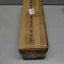 Matte Black Curtain Rods 28 to 86 Inch, Decorative Curtain Rods with Round Finials, Heavy Duty 1-Inch Telescoping Drapery Rods, Splicing Decorative Curtain Rods Matte Black