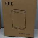 KUK Stainless Steel Bathroom Trash Can Automatic Touchless with Removable Inner Bucket, Waterproof, 1.6 Gallon Smart Trash Can with Lid for Bathroom Bedroom, Office - Gray