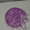 Silicone Trivet Mat Big Round Silicone Hot Pads and Trivets for Dishes and Pots, Countertops, Tables, Pot Holders, Spoon Rest Small Place Mats Set of 3 Color Purple