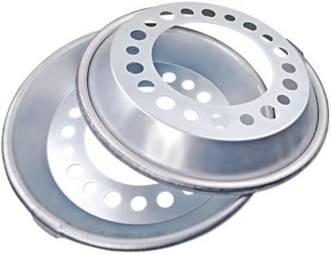 Misakomo 800-822 Wheel Balancers - 2PCS Aluminum Wheel Balancers Fitting for 22.5-24.5" Wheels - Steer Wheel Automatic Balancers for Heavy Duty Trucks