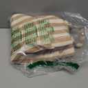 LEDAOU Large Beach Bag Women Waterproof Sandproof Zipper Beach Tote Pool Bag for Swim Gym Grocery Travel with Wet Pocket | Waterproof, Sandproof, Zipper, Pool, Gym, Grocery (1 Piece - F-light Brown Stripes)