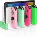 Switch Charger Dock for Nintendo Switch/OLED, Charging Dock for Joy-Con Controller, with LED Indicator, Charge up to 4 Joycon Controllers - DS Game Boy Advance Consoles