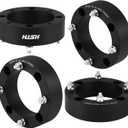 HISH 4x156mm Wheel Spacers, 2"(50mm) Thickness with 3/8"-24 Studs 131mm Hub Bore, Fit for Polaris Ranger RZR Sportsman Xplorer 400 500 600 700 800 Kawasaki 300B Lakota KSF 250 KXT 250, Set of 4
