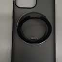 TORRAS 360 Magnetic Stand for iPhone 16 Pro Max Case, [Fit for MagSafe] [Military-Grade Protection] Translucent Slim Case for iPhone 16 Pro Max, Obsidian Black, Ostand O3 Fitness Series