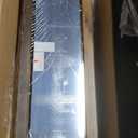 Swivel Jewelry Cabinet Organizer 3 Color LED Mirror w/Built in Lights White