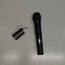 Singing Machine Portable Wireless Microphone (Black) - Premium Unidirectional UHF Wireless Mic for Singing, Speeches & Events - Cordless Mic Compatible with Karaoke Machines, PA Systems & More