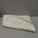 Rose Jacquard Textured Tablecloth Waterproof Spillproof Lace Trim Rectangle Table Cloth, Oblong Table Cover for Kitchen Dinning Tabletop Decor,60x120 Inch,Ivory White