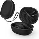 Case for Beats Studio Pro/Solo 4/Solo 3/Studio3 On-Ear Headphones, Portable Travel Hard Shell Storage Bag (Black)