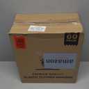 HOUSE DAY Black Plastic Hangers 60 Pack, Clothes Hangers with Non Slip Hooks, Durable & Space Saving Coat Hanger, Light-Weight Clothing Hanger, Perfect Closet Organizer for Everyday Use