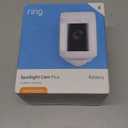 Ring Spotlight Cam Plus, Battery (newest model), Home or business security with HD video, Two-Way Talk, Color Night Vision, and Security Siren, White