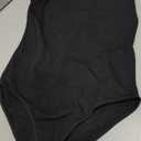 MANGOPOP Tank Top Body Suits Women Sexy Crew Neck Racerback Halter Ribbed Sleeveless Bodysuit for Women (Medium, A1 Sleeveless Black)