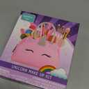 Kids Real Makeup Kit with Pink Unicorn Purse, Non Toxic Washable Make Up Set - Unicorn Toys for Girls Age 4-6, Valentines Day Gifts for Kids, Birthday Gift for Girl Ages 3 4 5 6 7 8 9 10 Years Old