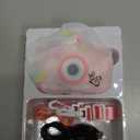 Kids Camera for 3-8 Years Old Toddlers Childrens Boys Girls Selfie Camera 20 MP HD 1080P IPS Screen Dual Digital Toy Camera for Kids Christmas Birthday Gifts with 32Gb Card (Pink White-Unicarn)