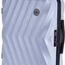 BAGSMART Carry On Luggage 22x14x9 Airline Approved, PC Hardside Suitcase, 20 Inch Carryon with Spinner Wheels, Travel Luggage Lightweight Rolling Suitcases for Men Women (Purple) (Carry-On 20-Inch, 01- Lilac Purple)