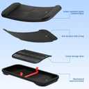 2 x ProCase Slim Carrying Case for Nintendo Switch 2 2025, Travel Case Hard-Shell with 12 Game Card Slots, Switch 2 Protector Accessories -Black