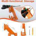 Chainsaw Hanger, 1 Pack Chainsaw Wall Mount, Heavy Duty Chainsaw Holder, Garage Organization Garage Storage Shed Organizer Mounted Chainsaw Rack