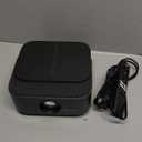 1500 ANSI Official Licensed Google TV Smart Projector, HAPPRUN 4K Full HD Home Theater with Auto Focus, Dolby Sound, Wi-Fi Bluetooth, Built-in Apps, Compatible with Phone & PC, Indoor & Outdoor Use (Black)