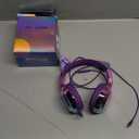 Kids Headphones Wired with Mic, 85/94dB Safe Volume Limit, Foldable Over Ear, Tangle-Free Cord & Sharing Port, Wired On-Ear Headset for School, Chromebook, Tablet, Travel - Boys & Girls