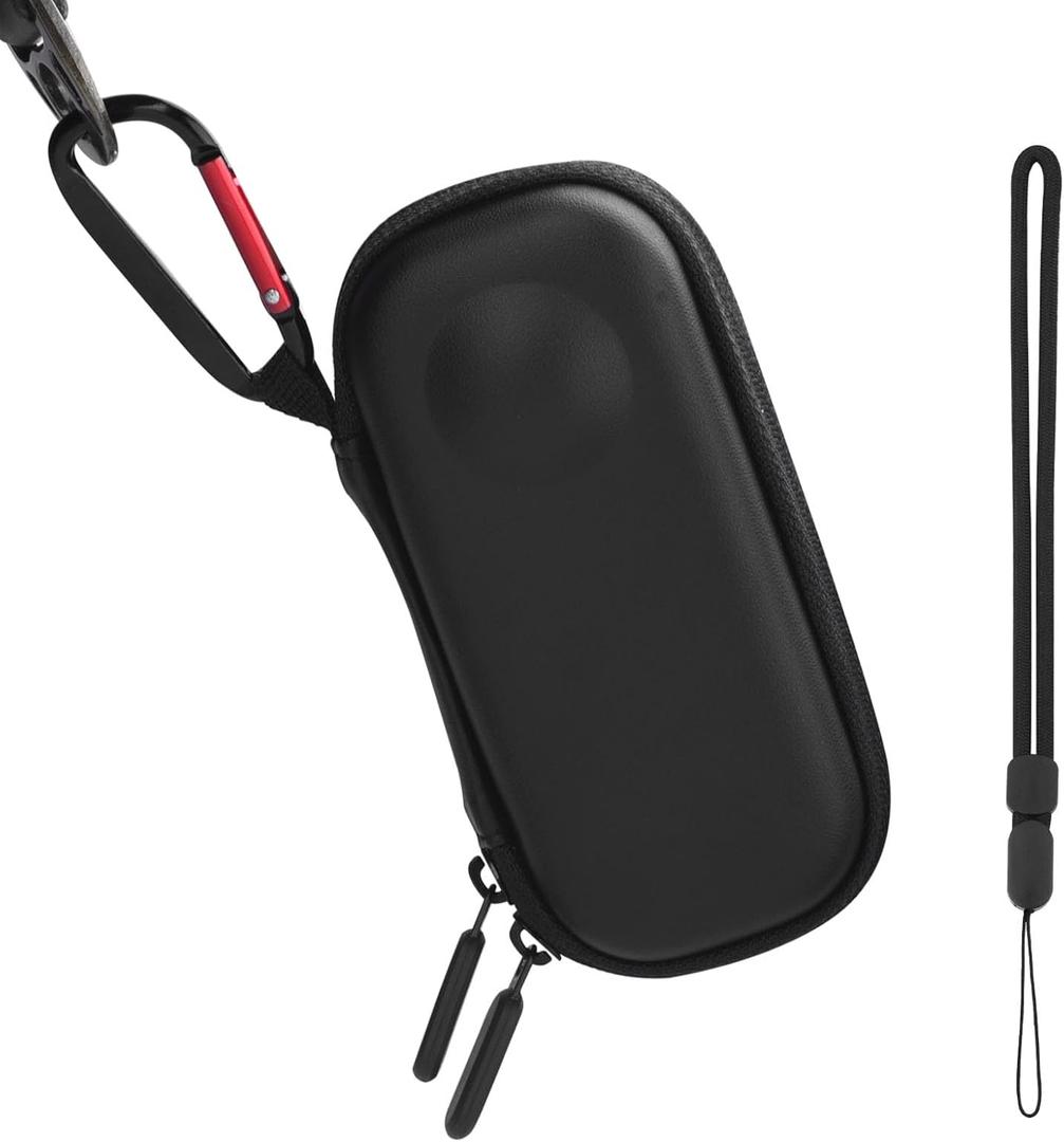 BRDRC Carrying Case for Insta360 X3, Portable Storage Bag Lens Protective Cover Hard Shell Protector Travel Case with wrist strap for Insta360 ONE X X2 X3 Camera Accessories(Not for X4)