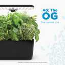 AeroGarden Harvest Lite in Black, Soil-Free Indoor Hydroponic Garden with LED Grow Light for Year-Round Gardening of up to 6 Herbs and Vegetables