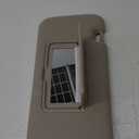 Right Passenger Side Sun Visor with Light Fit for Nissan Murano 2009 2010 2011 2012 2013 2014, Replaces for 96400-1AA1B Beige