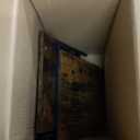 SUPERJARE Nightstand with Charging Station, Bed Side Table with Adjustable Fabric Drawer, Night Stand for Bedroom, 3-Tier Storage End Table, for Living Room, Rustic Brown and Black (M (11.8"D x 15.7"W x 23.4"H))