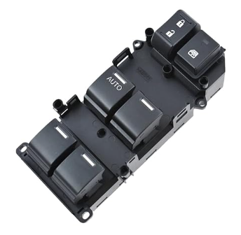Master Power Window Switch Driver Side with Double Auto Button | Compatible with 20082012 Honda Accord EX EXL 2.4L 3.5L | Replaces# 35750TA0A31, 35750TA0A32