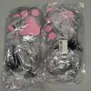 2 x Halloween Cat Costume Tiger Wolf Donkey Lion Panther Cosplay Accessories Ear and Tail Decoration Set Costumes