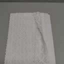 White Lace Ribbon 8 Yards Crochet Trim Cotton Sewing Lace for Crafts, Gift Package Wrapping, Bridal Wedding Decoration, Scrapbooking Supplies (2.7 inch*8yards)