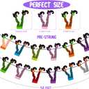 2 x 2pcs Witch Boot Theme Banners Halloween Party Decorations Witchs Feet Theme Banners Garlands for Halloween Witch Leg Themed Birthday Party Hanging Decoraitons