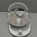 Baby Bath Seat for Babies 6 Months & Up - 360 Protection Bath Seats for Babies Sitting Up | Baby Bath Chair with Temperature Alert & Cushion | Toddler Bath Seat Newborn Infants Baby Bathtub Seat (Grey)