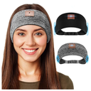 Mixiba 2Pack Sleeping Headphones, Headband Headphones with UltraThin HD Stereo Speaker, Bluetooth Headband for Sports, Workouts, Insomnia, Yoga, Air Travel, Meditation  Black&Grey