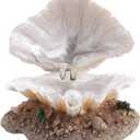 Fish Pearl Bubbler Decor,Aquarium Coral Reef Aerating Action Decoration Ornament Pearl Air Stone Bubble Decoration Ornament for Fish Aerating