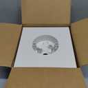 Fan Mounting Box, Ceiling Fan Mounting Bracket, Ceiling Fan Mounting Box, Ceiling Fan Mounting Kit, Fan Mounting Bracket, Fits cathedral Ceiling Angles of 80 or Up, White,1-Pack