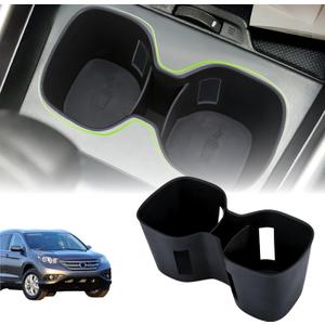 Center Console Cup Holder, Cup Holder Inserts, Compatible with Honda CRV CR-V 2023 2024 2025, Car Accessories (TPE Material)