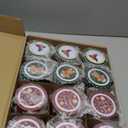 Yungyan Christmas Candle Tin Cans Set Metal Candles Tin Gifts Jars with Lids 8 oz Christmas Cookie Tins Candle Containers for Storing Biscuits Tea Party Favors(12 Pcs)