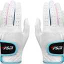 WIGERLON Kids Golf Gloves,Youth Golf Glove for Gilrls and Boys,Junior Golf Glove for Left Hand and Right Hand(2pcs) (Medium, White)