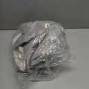 Simple Houseware 74L Collapsible Laundry Hamper, Round Cotton Basket with Drawstring Closure and Handles, 2 Pack, Gray