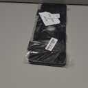 Meiliweser Silicone Faucet Mat for Kitchen Sink  Gen 3 10 Slope Splash Guard with Cuttable Hole  14 x 5.5 Drip Catcher & Sponge Holder for Kitchen, Bathroom (Black)